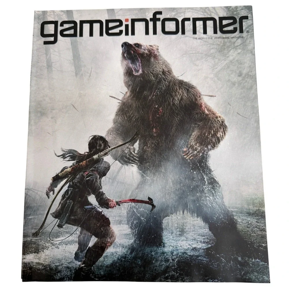 Game Informer Magazine Issue 263 March 2015 Rise of the Tomb Raider Lara Croft